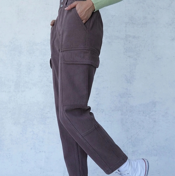 PacSun cargo utility pants in brownie, M - Picture 7 of 8